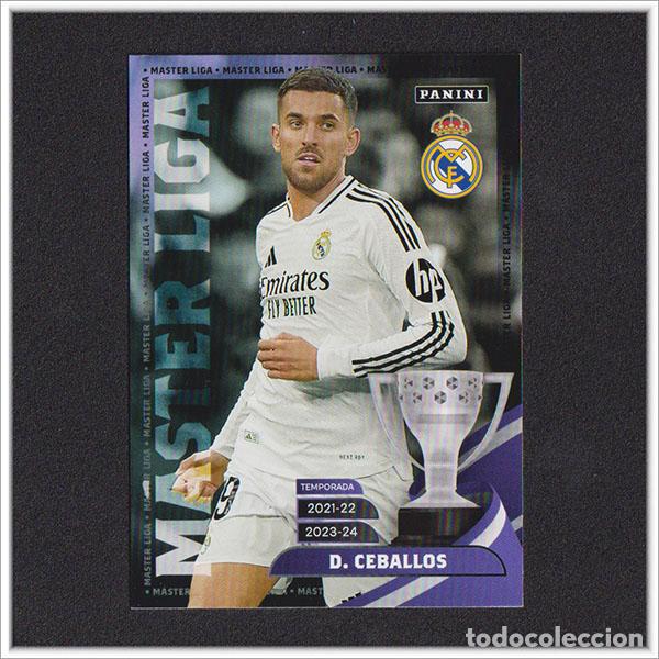 Cromos de f&uacute;tbol: PANINI CLUB 2024 2025 24 25 REAL MADRID DANI CEBALLOS 44 MASTER LIGA ALBUM COLECCI&Oacute;N OFICIAL F&Uacute;TBOL