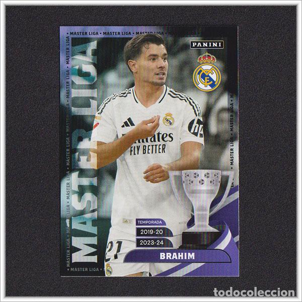 Cromos de f&uacute;tbol: PANINI CLUB 2024 2025 24 25 REAL MADRID BRAHIM DIAZ 45 MASTER LIGA ALBUM COLECCI&Oacute;N OFICIAL F&Uacute;TBOL