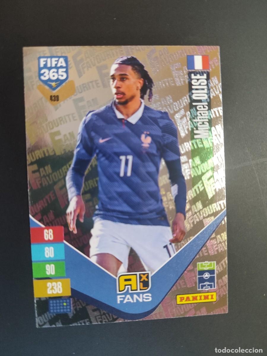 Cromos de f&uacute;tbol: ADRENALYN XL FIFA 365 2027 CARD FANS OLISE FRANCIA # 439 PANINI