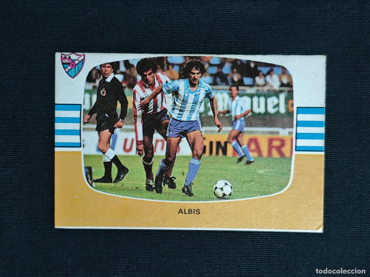 Cromos de f&uacute;tbol: CROMO DE FUTBOL - ALBIS MALAGA - LIGA 84 85 - 1984 1985 - CROMOS CANO - SIN PEGAR -