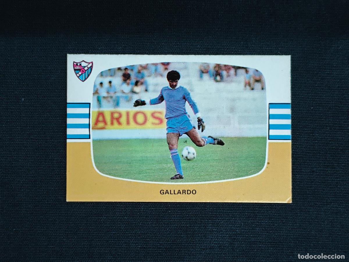 Cromos de f&uacute;tbol: CROMO DE FUTBOL - GALLARDO - C.D. MALAGA - LIGA 84 85 - 1984 1985 - CROMOS CANO - SIN PEGAR -