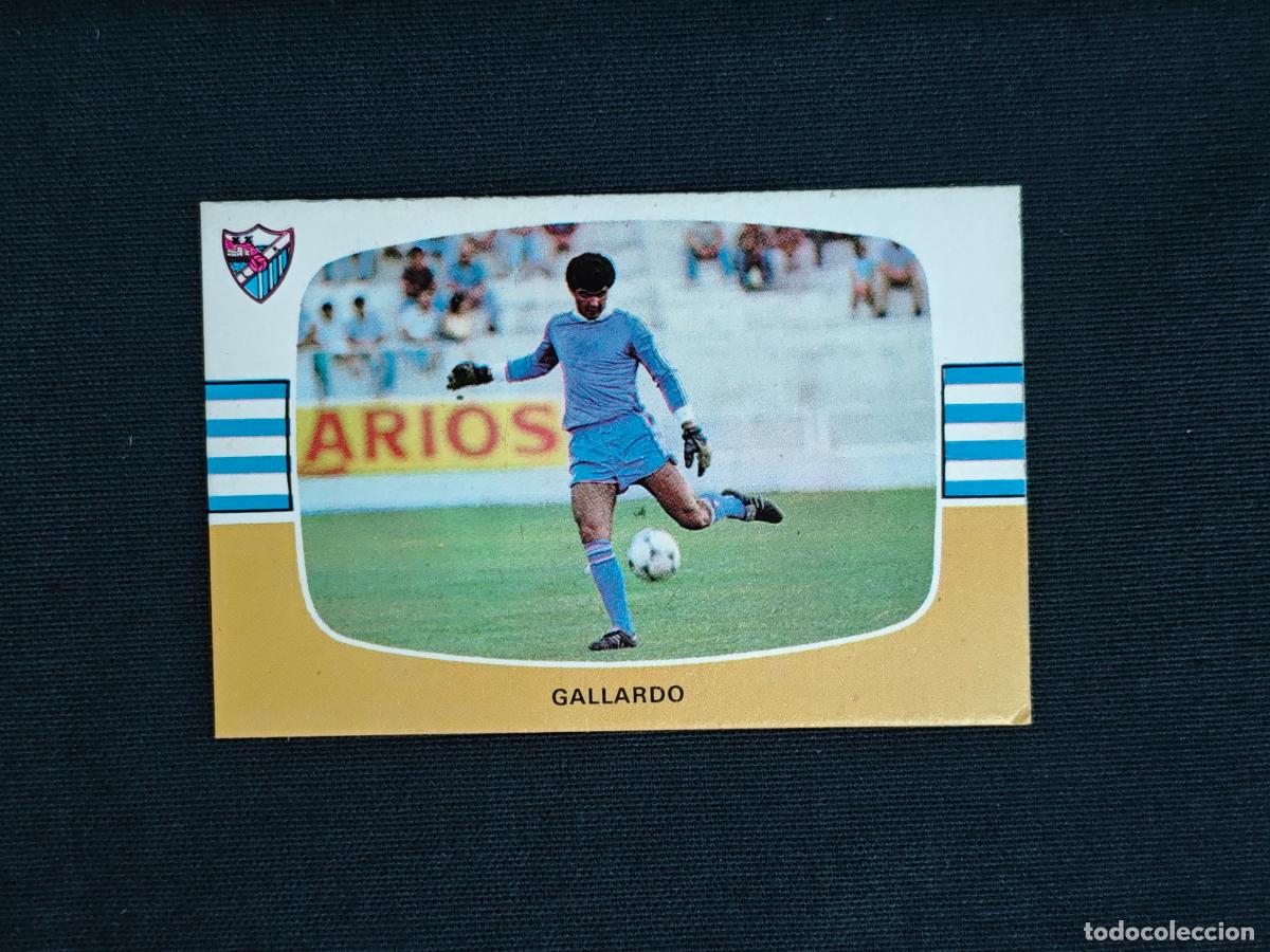 Cromos de f&uacute;tbol: CROMO DE FUTBOL - GALLARDO - C.D. MALAGA - LIGA 84 85 - 1984 1985 - CROMOS CANO - SIN PEGAR -