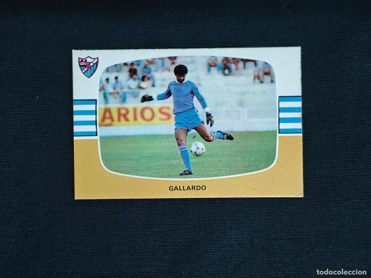 Cromos de f&uacute;tbol: CROMO DE FUTBOL - GALLARDO - C.D. MALAGA - LIGA 84 85 - 1984 1985 - CROMOS CANO - SIN PEGAR -