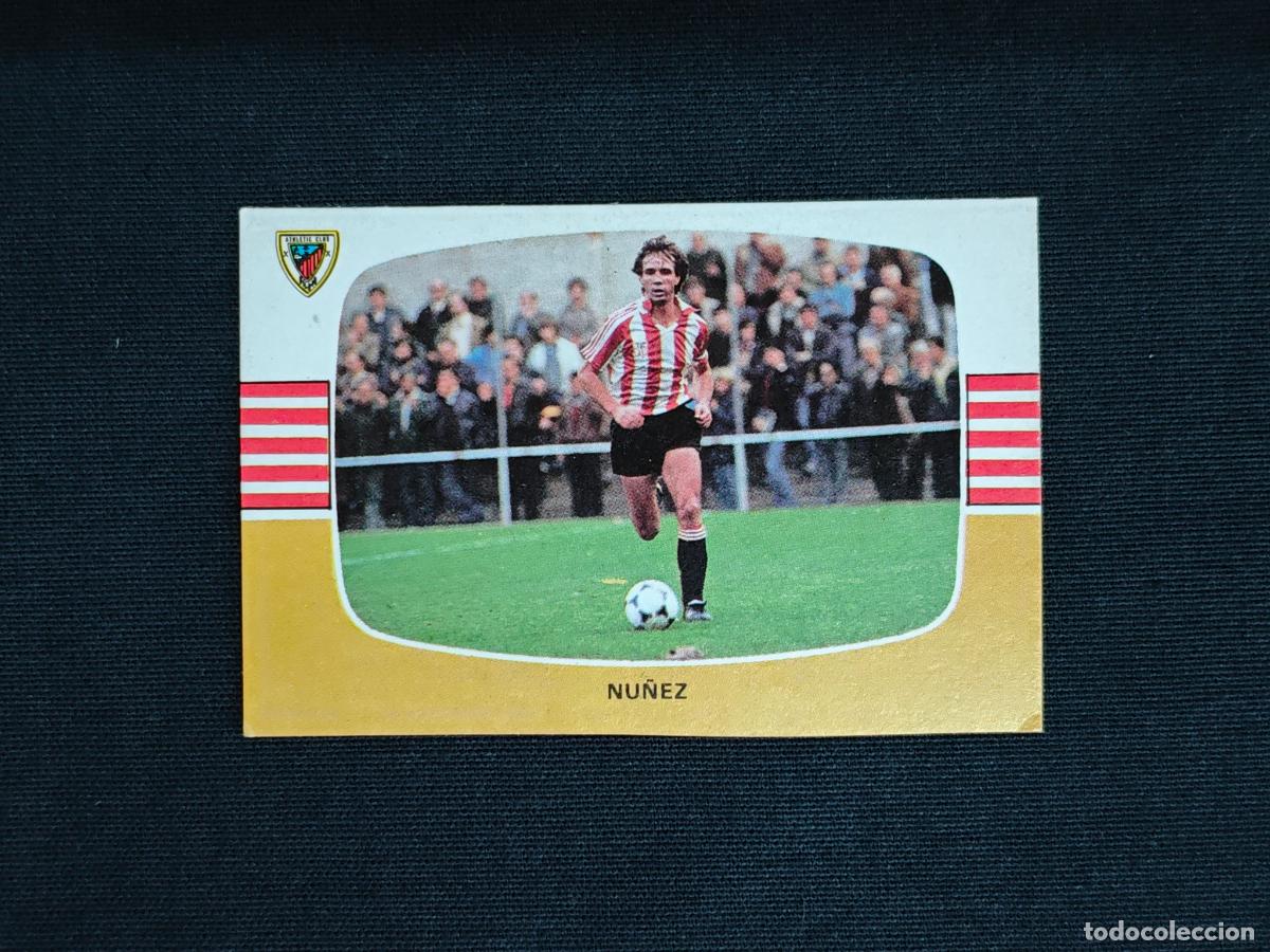 Cromos de f&uacute;tbol: CROMO DE FUTBOL - NU&Ntilde;EZ - ATHLETIC CLUB BILBAO - LIGA 84 85 - 1984 1985 - CROMOS CANO - SIN PEGAR -