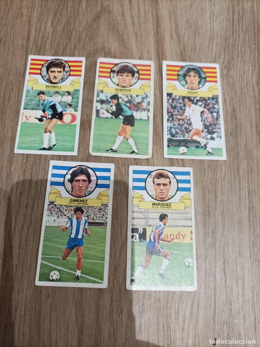 Cromos de f&uacute;tbol: LOTE 30 CROMOS DESPEGADOS ESTE 1985 1986 85 86