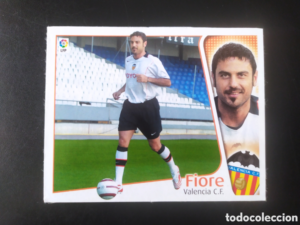 Cromos de f&uacute;tbol: Liga este 2004 2005 04 05 panini Fiore fichaje n&deg; 6 Valencia