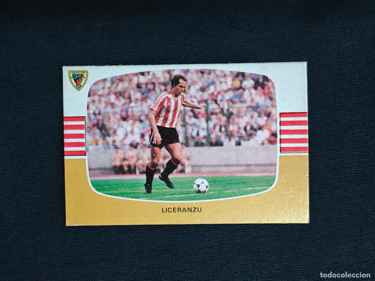 Cromos de f&uacute;tbol: CROMO DE FUTBOL - LICERANZU ATHLETIC CLUB BILBAO - LIGA 84 85 - 1984 1985 - CROMOS CANO SIN PEGAR