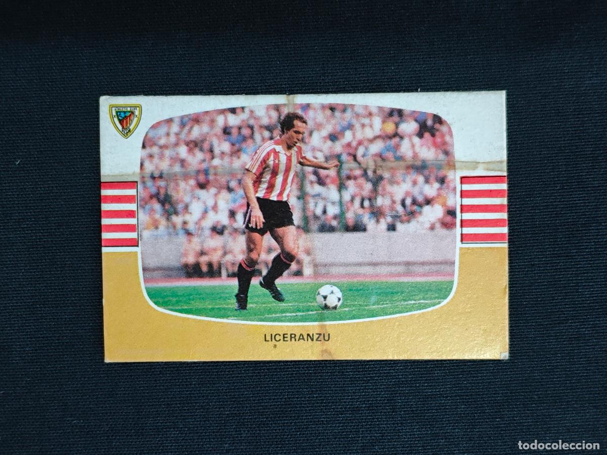 Cromos de f&uacute;tbol: CROMO DE FUTBOL - LICERANZU ATHLETIC CLUB BILBAO - LIGA 84 85 - 1984 1985 - CROMOS CANO SIN PEGAR