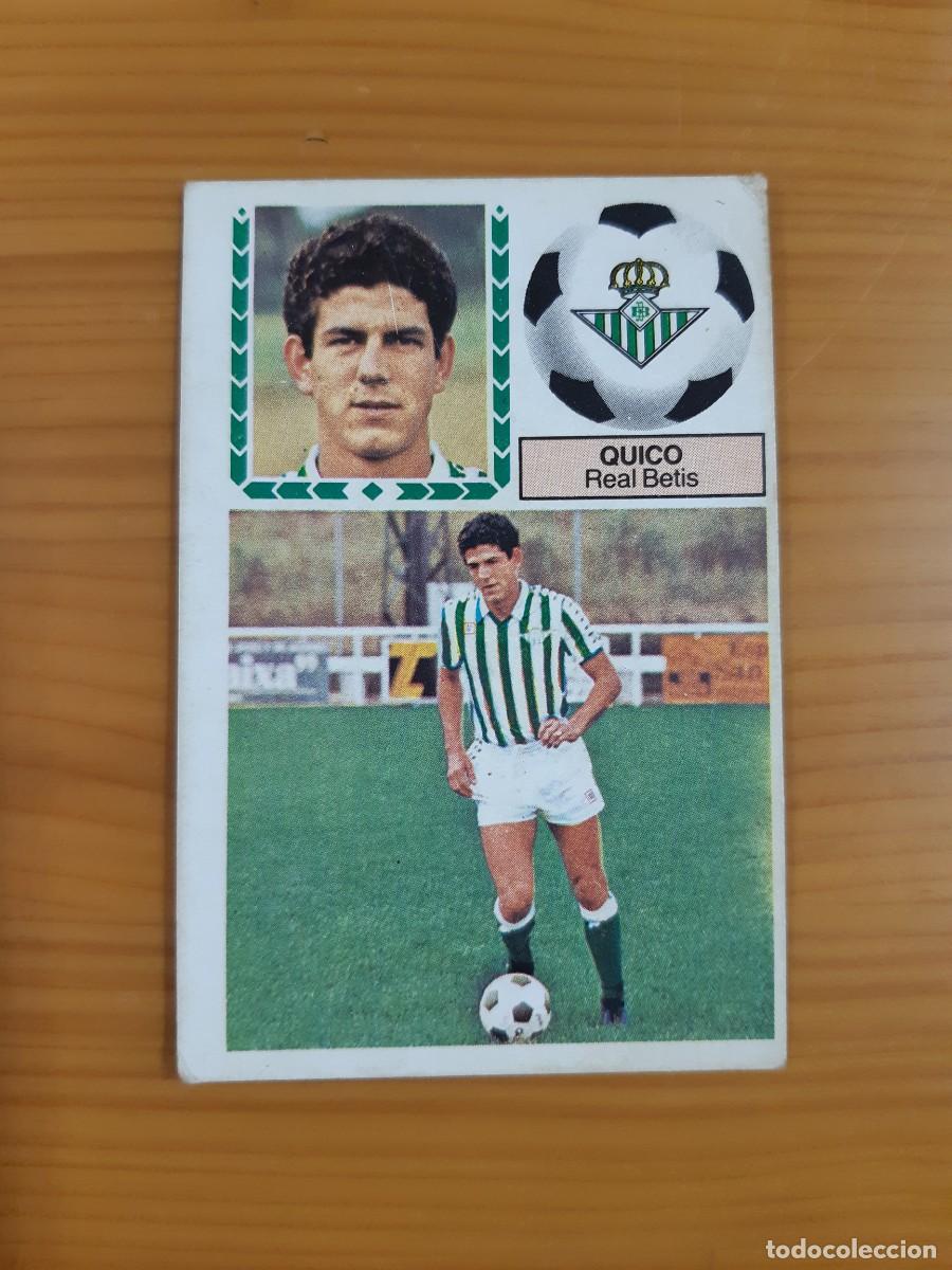 Cromos de f&uacute;tbol: Coloca Quico (Betis) Liga 83-84 ESTE. Nunca pegado, sin pegar