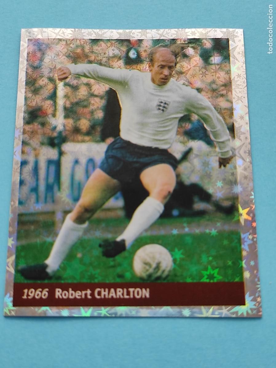 Cromos de f&uacute;tbol: 1 ROBERT CHARLTON HISTORY 1966 - CROMO MUNDIAL FRANCIA 1998 DS FRANCE 98 DSWC98 WORLD CUP