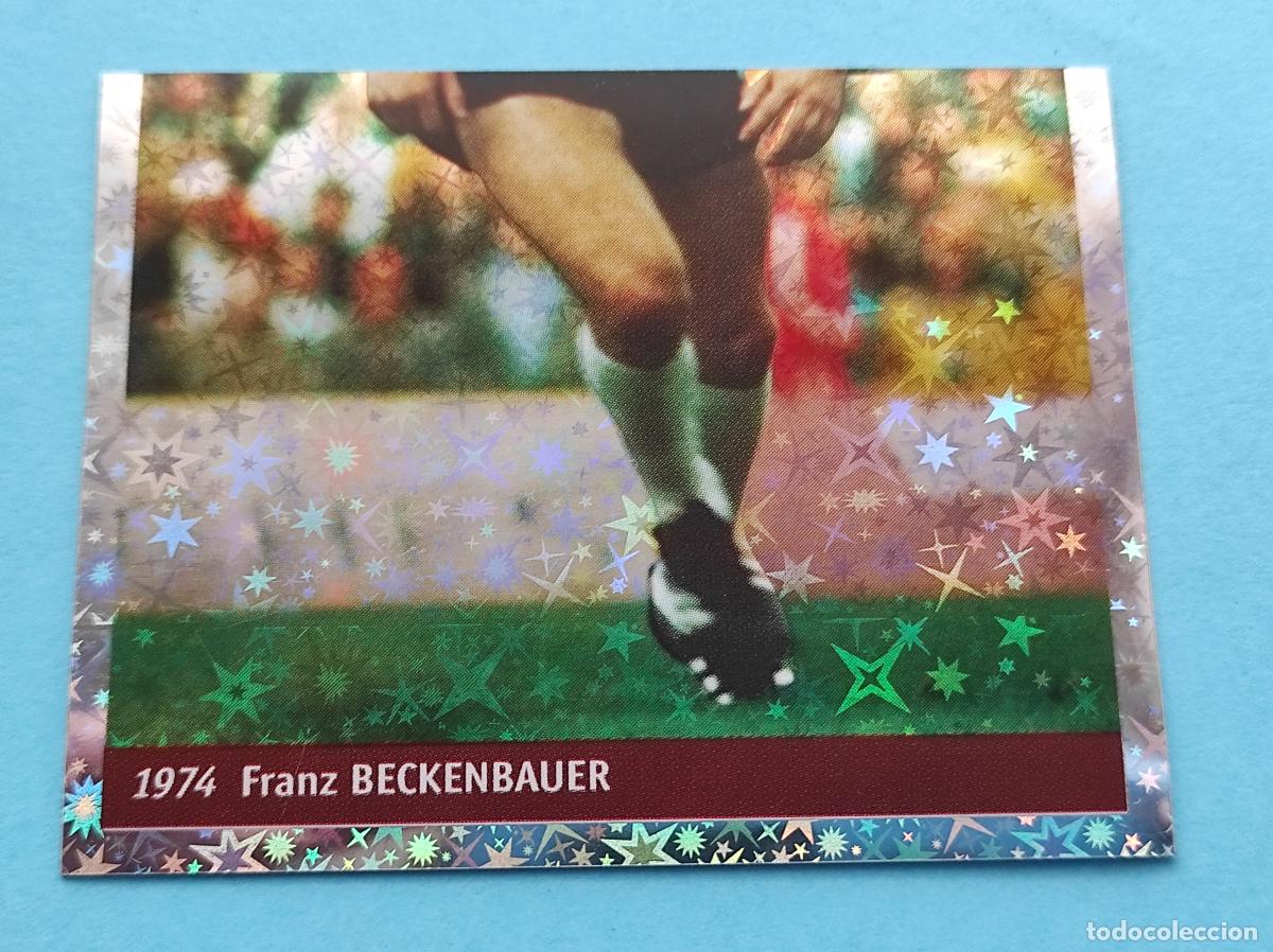 Cromos de f&uacute;tbol: 5 FRANZ BECKENBAUER HISTORY 1974 - CROMO MUNDIAL FRANCIA 1998 DS FRANCE 98 DSWC98 WORLD CUP