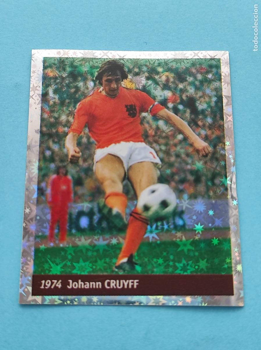 Cromos de f&uacute;tbol: 6 JOHAN CRUYFF HISTORY 1974 - CROMO MUNDIAL FRANCIA 1998 DS FRANCE 98 DSWC98 WORLD CUP