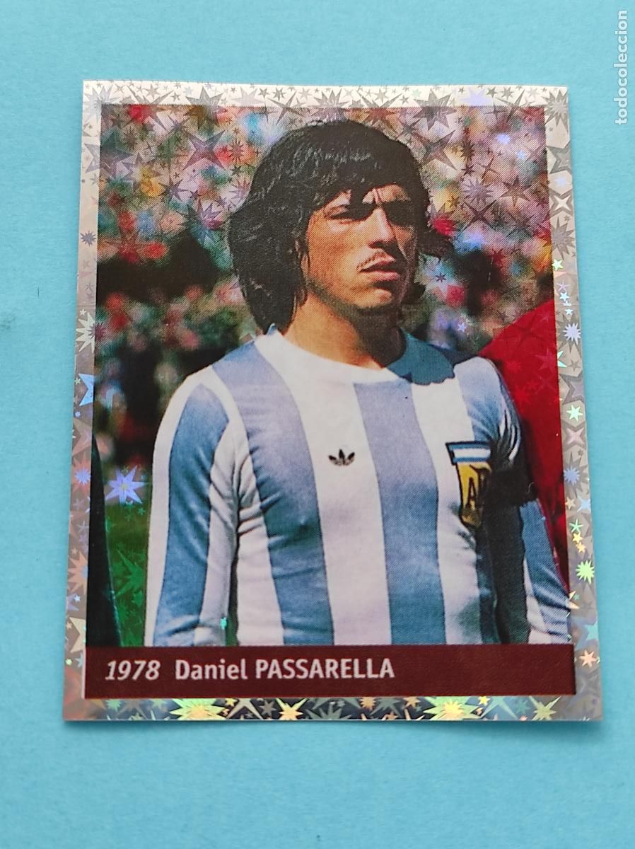 Cromos de f&uacute;tbol: 7 DANIEL PASSARELLA HISTORY 1978 - CROMO MUNDIAL FRANCIA 1998 DS FRANCE 98 DSWC98 WORLD CUP