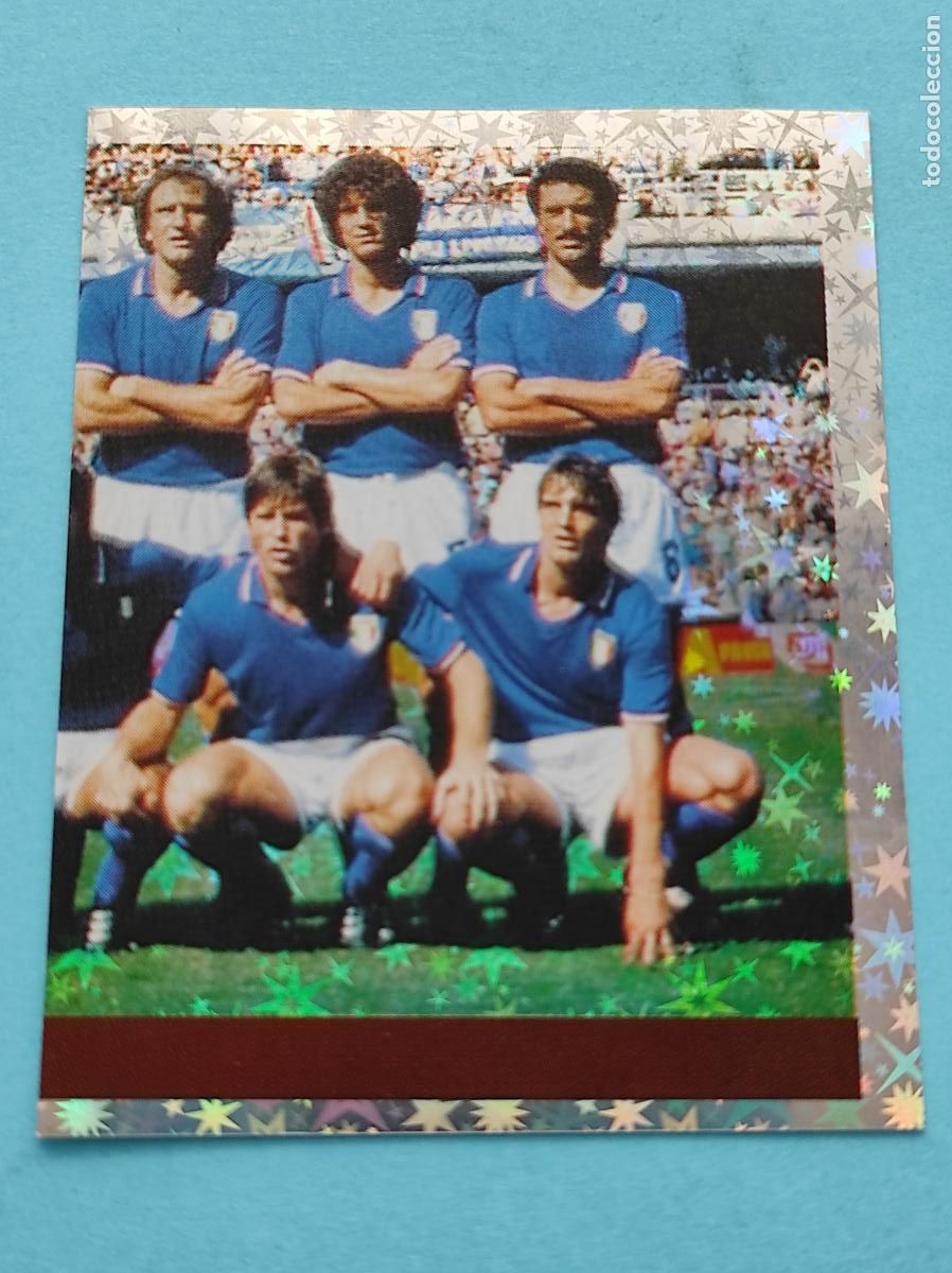 Cromos de f&uacute;tbol: 9 TEAM ITALIA HISTORY 1982 - CROMO MUNDIAL FRANCIA 1998 DS FRANCE 98 DSWC98 WORLD CUP