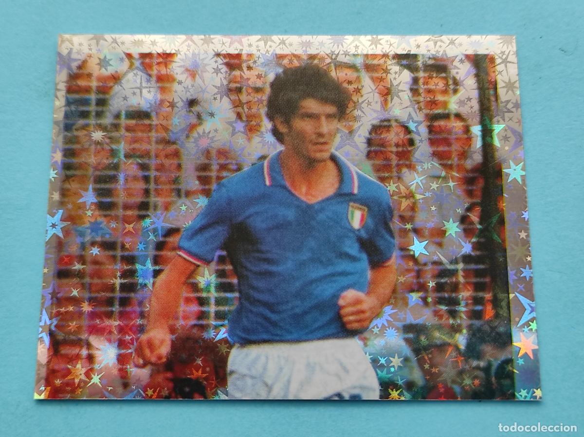 Cromos de f&uacute;tbol: 10 PAOLO ROSSI HISTORY 1982 - CROMO MUNDIAL FRANCIA 1998 DS FRANCE 98 DSWC98 WORLD CUP