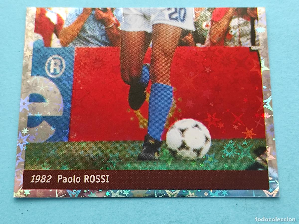 Cromos de f&uacute;tbol: 11 PAOLO ROSSI HISTORY 1982 - CROMO MUNDIAL FRANCIA 1998 DS FRANCE 98 DSWC98 WORLD CUP
