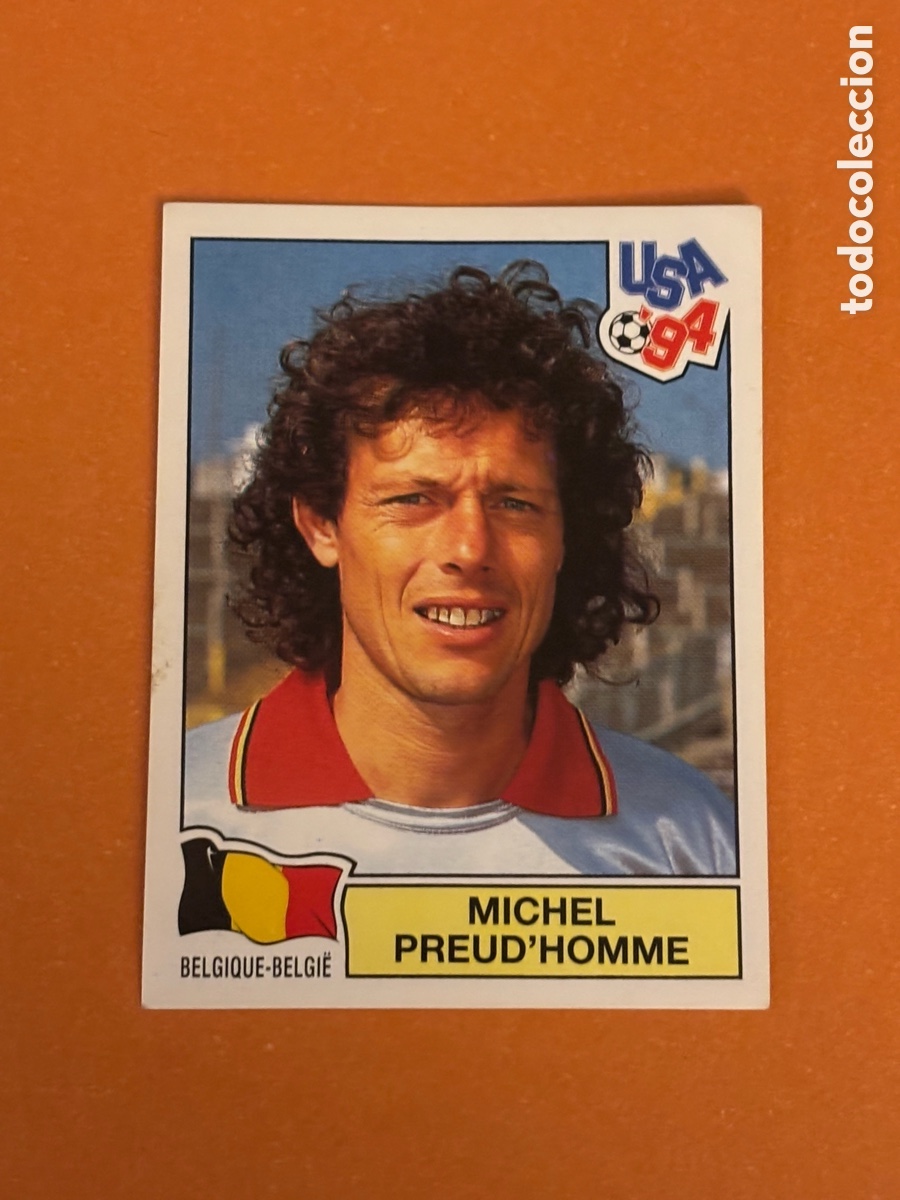 Cromos de f&uacute;tbol: 378 Michel Preud Homme Belgica 94 MUNDIAL USA 1994 PANINI. Nunca pegado