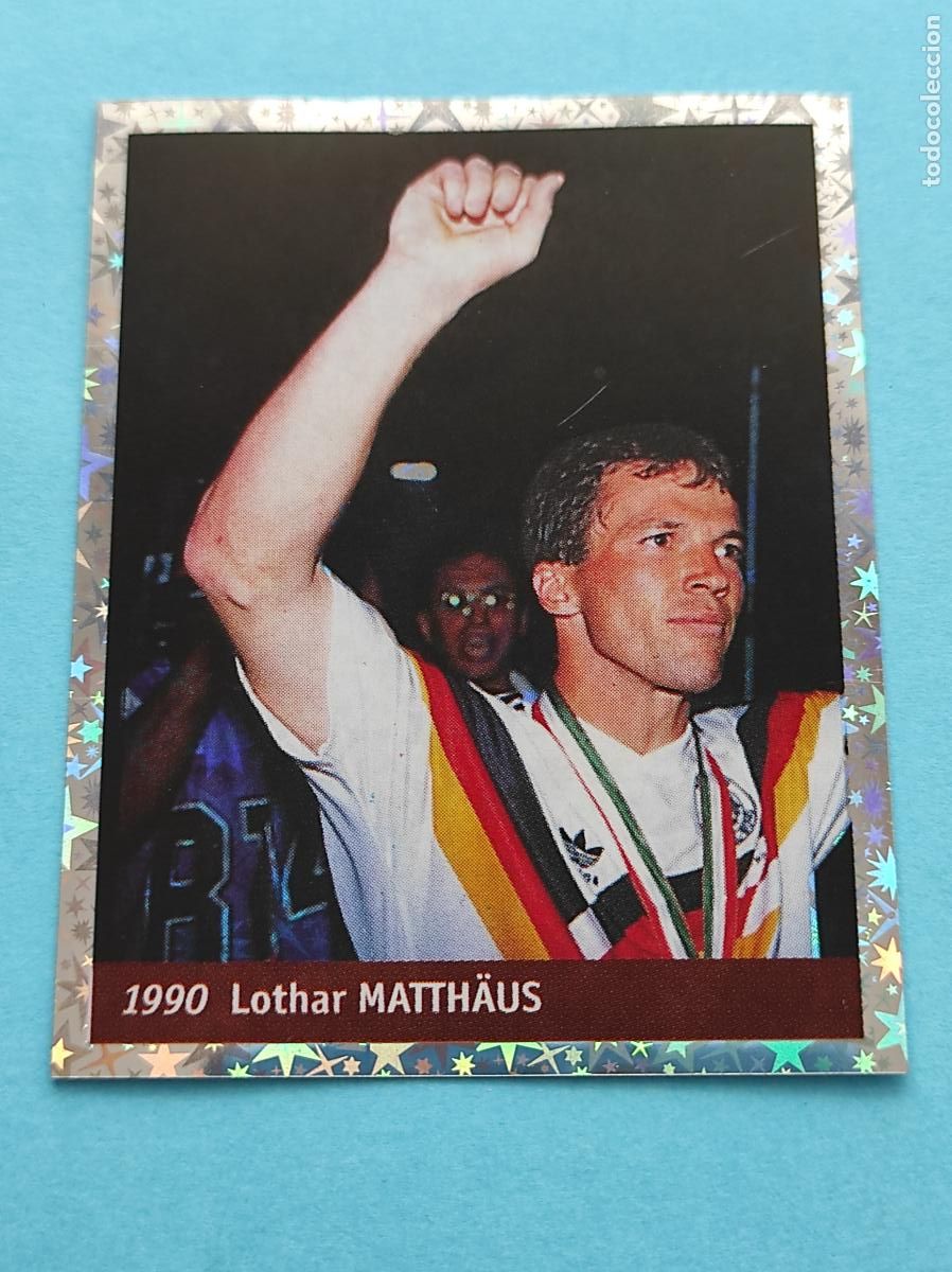 Cromos de f&uacute;tbol: 16 LOTHAR MATTHAUS HISTORY 1990 - CROMO MUNDIAL FRANCIA 1998 DS FRANCE 98 DSWC98 WORLD CUP