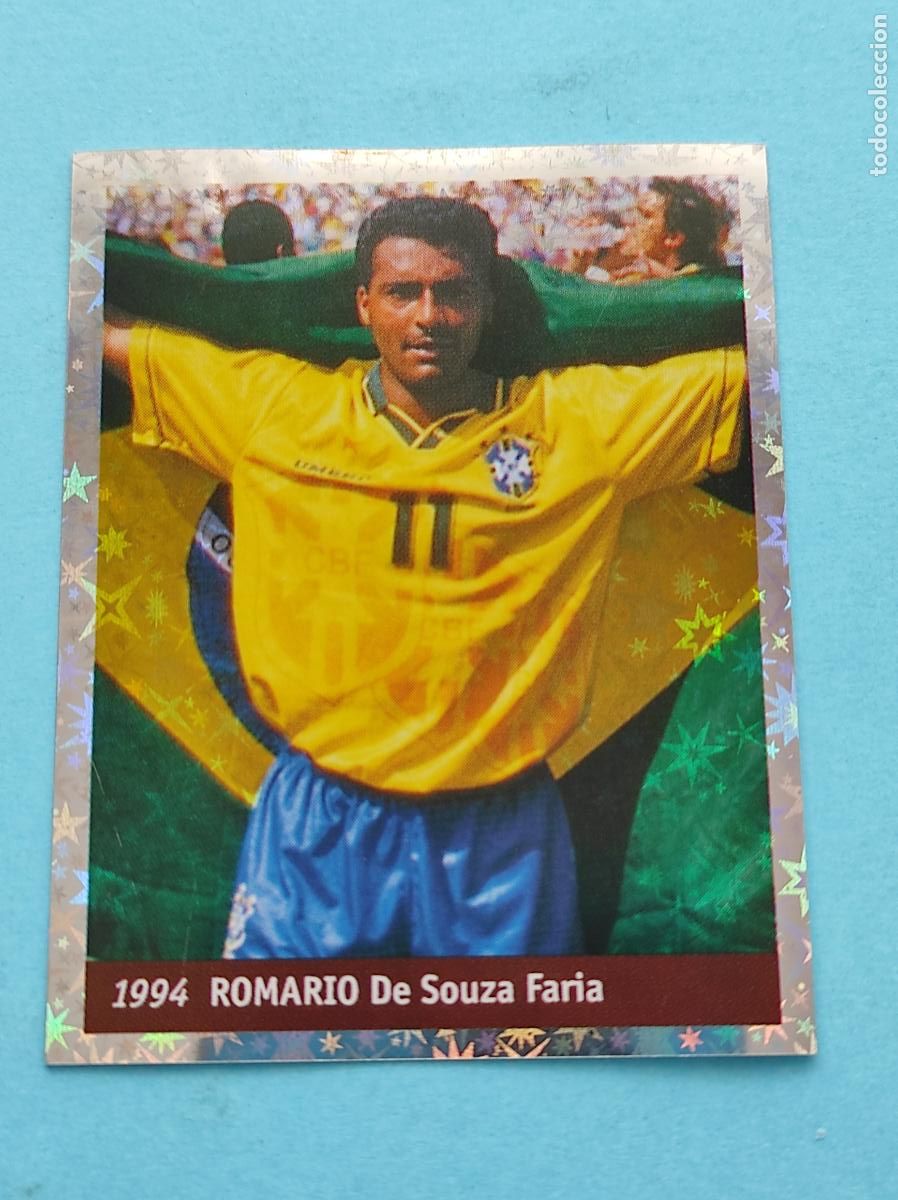 Cromos de f&uacute;tbol: 17 ROMARIO DE SOUZA FARIA HISTORY 1994 - CROMO MUNDIAL FRANCIA 1998 DS FRANCE 98 DSWC98 WORLD CUP