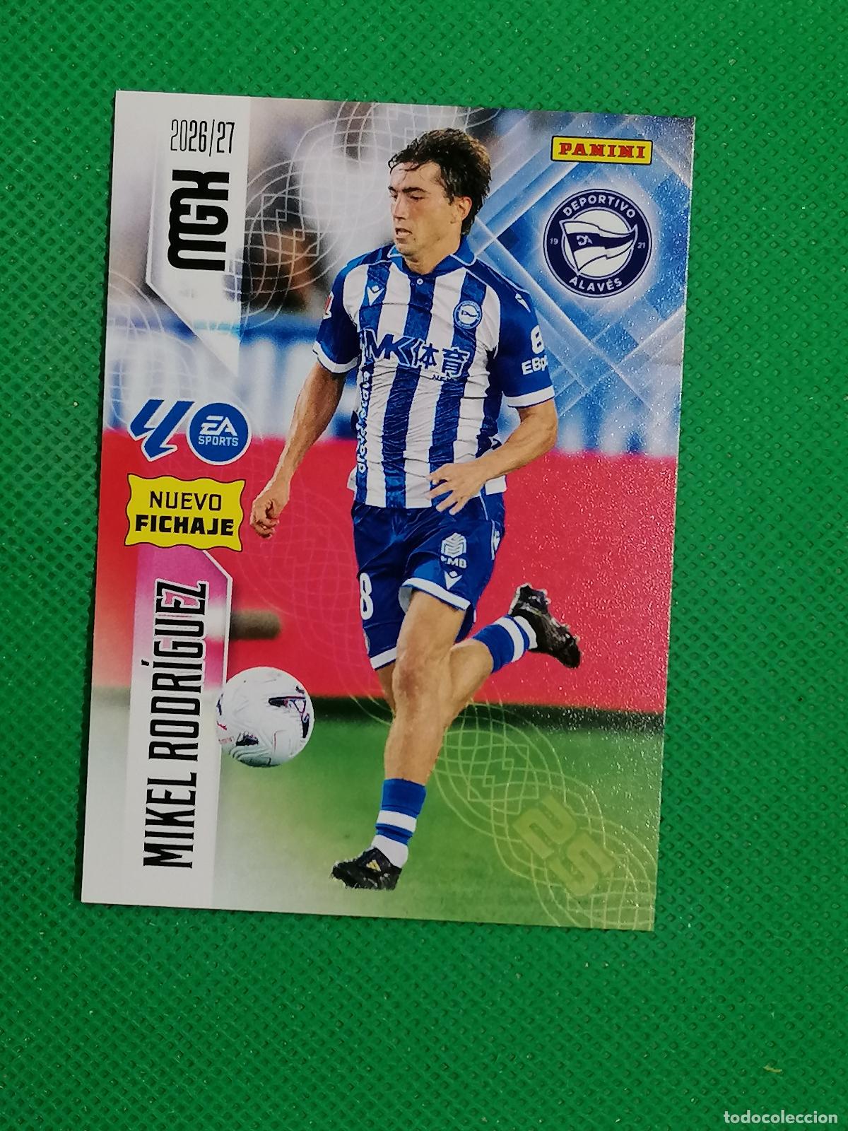 Cromos de f&uacute;tbol: 456 MIKEL RODRIGUEZ ALAVES NUEVOS FICHAJES 2&ordm; EDICION ⚽ MEGACRACKS LIGA 2026 2027 26 27 ⚽