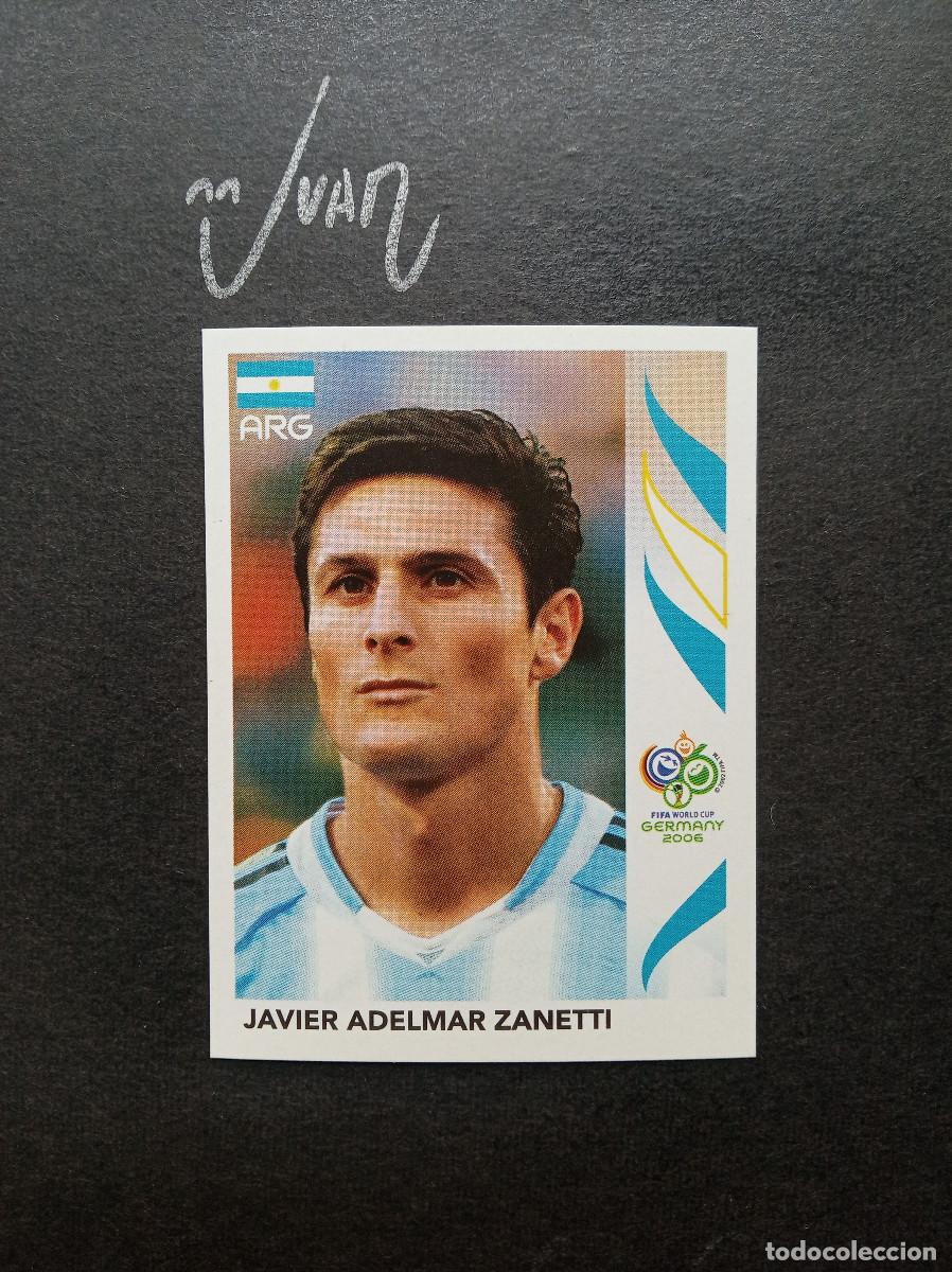 Cromos de f&uacute;tbol: N&ordm; 176 ZANETTI ARGENTINA INTER MILAN ⚽ PANINI &reg; WORLD CUP ALEMANIA 2006 MUNDIAL 06 SIN PEGAR