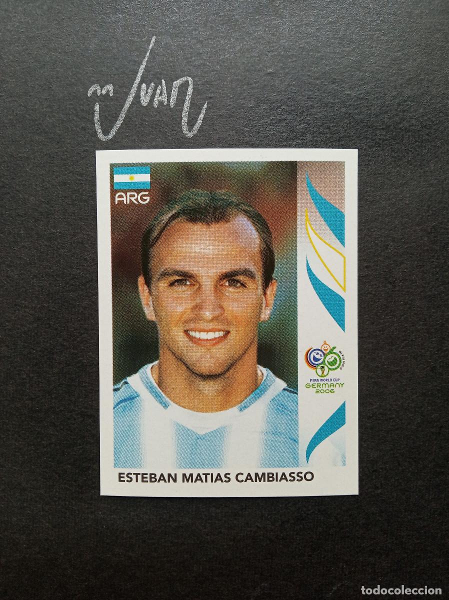 Cromos de f&uacute;tbol: N&ordm; 178 CAMBIASSO ARGENTINA MADRID INTER MILAN⚽ PANINI &reg; WORLD CUP ALEMANIA 2006 MUNDIAL 06 SIN PEGAR
