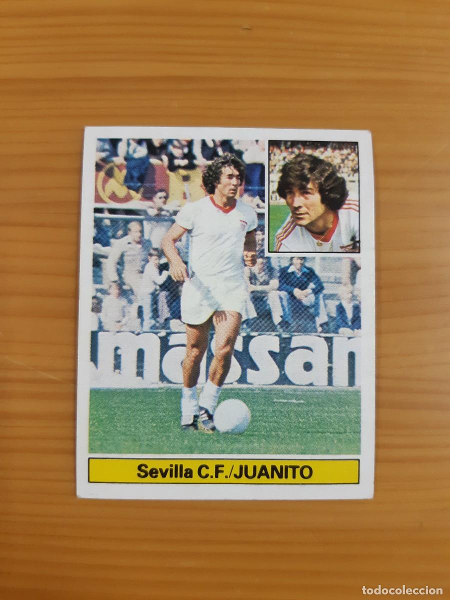 Cromos de f&uacute;tbol: Juanito (Sevilla) Liga 81-82 ESTE. Nunca pegado, sin pegar