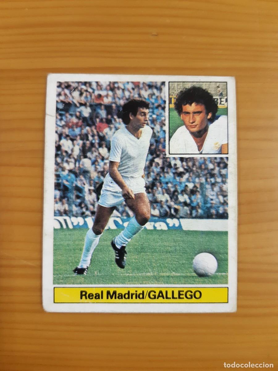 Cromos de f&uacute;tbol: Gallego (Real Madrid) Liga 81-82 ESTE. Nunca pegado, sin pegar