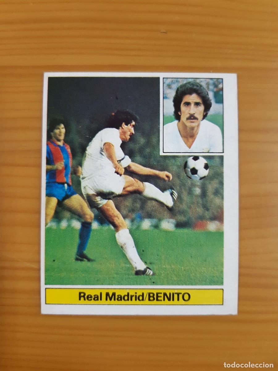 Cromos de f&uacute;tbol: Benito (Real Madrid) Liga 81-82 ESTE. Nunca pegado, sin pegar