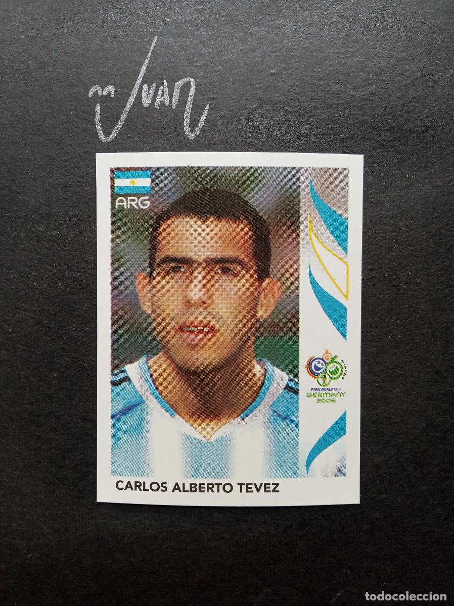 Cromos de f&uacute;tbol: N&ordm; 187 ROOKIE TEVEZ ARGENTINA BOCA JUNIORS ⚽ PANINI &reg; WORLD CUP ALEMANIA 2006 MUNDIAL 06 SIN PEGAR