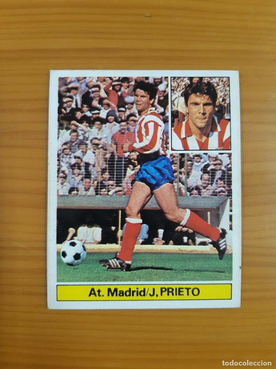 Cromos de f&uacute;tbol: Julio Prieto (Atl&eacute;tico Madrid) Liga 81-82 ESTE. Nunca pegado, sin pegar