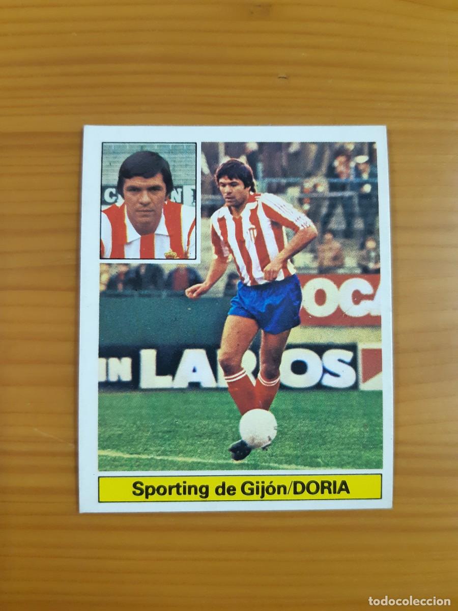 Cromos de f&uacute;tbol: Doria (Sporting Gij&oacute;n) Liga 81-82 ESTE. Nunca pegado, sin pegar