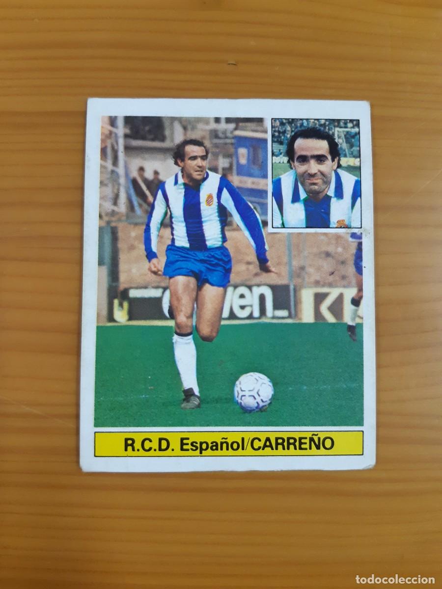 Cromos de f&uacute;tbol: Carre&ntilde;o (Espa&ntilde;ol) Liga 81-82 ESTE. Nunca pegado, sin pegar