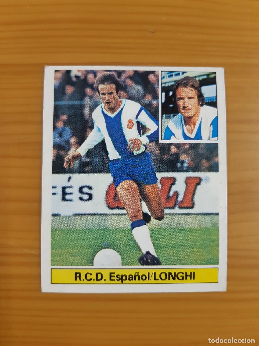 Cromos de f&uacute;tbol: Longhi (Espa&ntilde;ol) Liga 81-82 ESTE. Nunca pegado, sin pegar