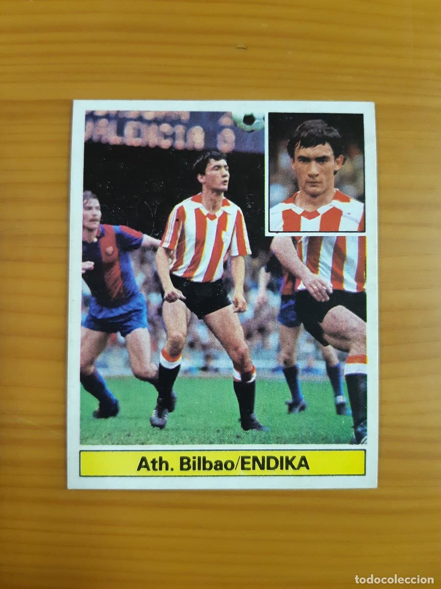Cromos de f&uacute;tbol: Endika (Athletic Bilbao) Liga 81-82 ESTE. Nunca pegado, sin pegar