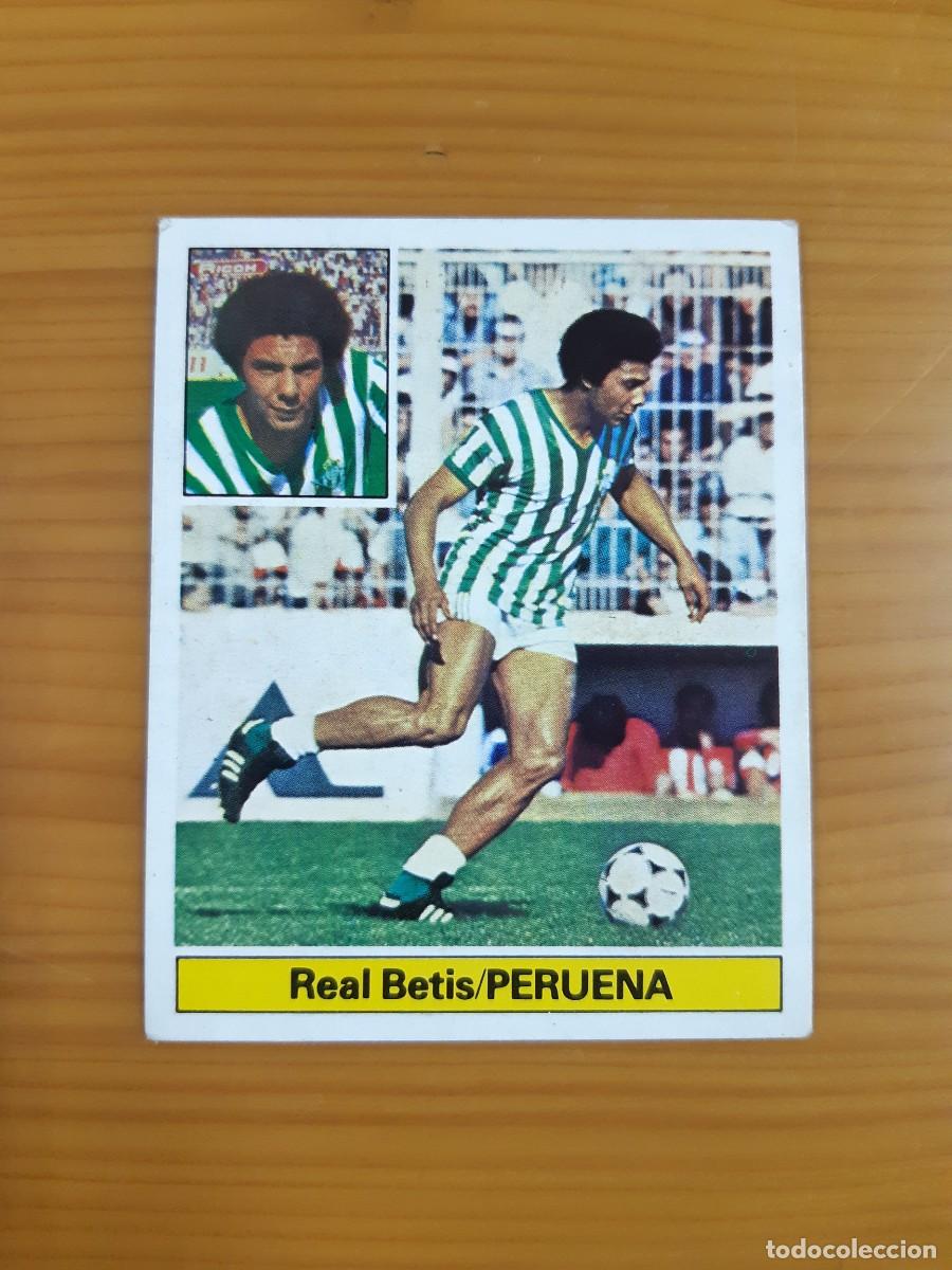 Cromos de f&uacute;tbol: Peruena (Betis) Liga 81-82 ESTE. Nunca pegado, sin pegar