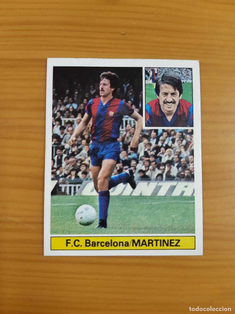 Cromos de f&uacute;tbol: Mart&iacute;nez (Barcelona) Liga 81-82 ESTE. Nunca pegado, sin pegar
