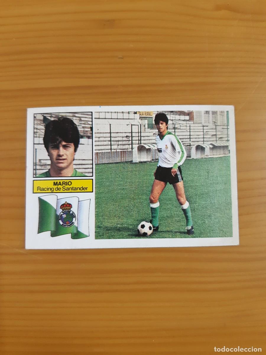 Cromos de f&uacute;tbol: Mario (Racing Santander) Versi&oacute;n Liga 82-83 ESTE. Nunca pegado, sin pegar