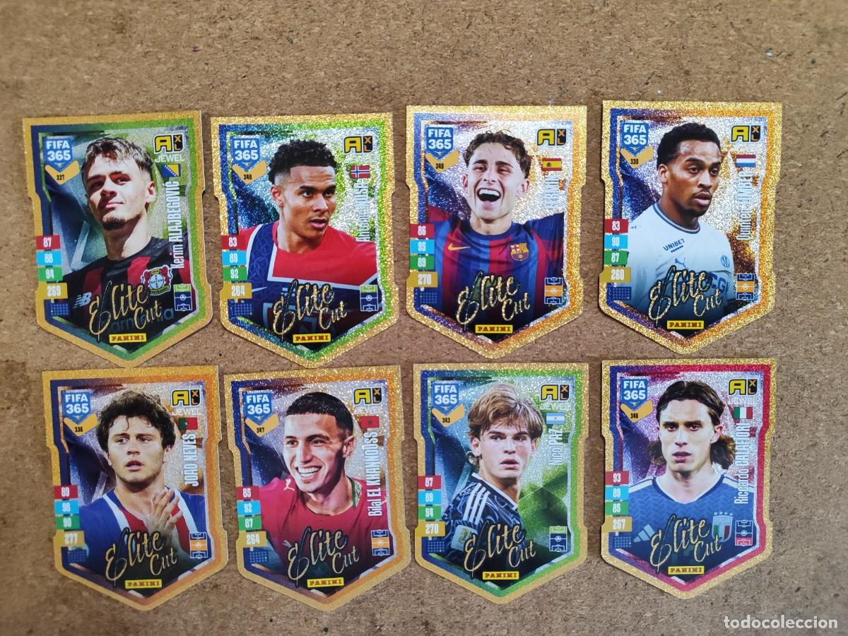 Cartes &agrave; collectionner de Football: ADRENALYN XL FIFA 365 2027 LOTE DE 8 CARDS ELITE CUT # PANINI