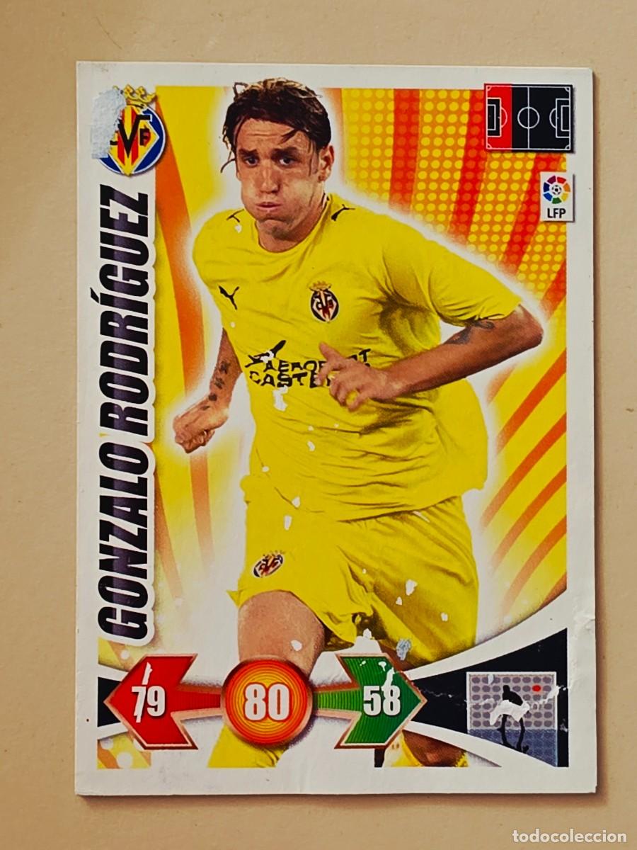 Cromos de f&uacute;tbol: 312 Gonzalo Rodr&iacute;guez, Villarreal CF, Panini Adrenalyn XL liga bbva 2009 2010 09 10