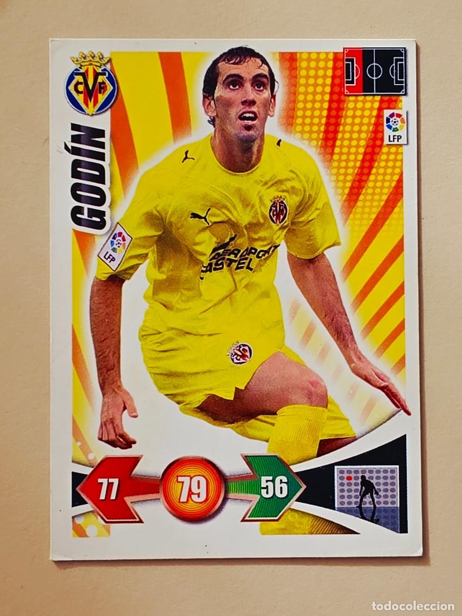 Cromos de f&uacute;tbol: 310 Diego God&iacute;n, Villarreal CF, Panini Adrenalyn XL liga bbva 2009 2010 09 10