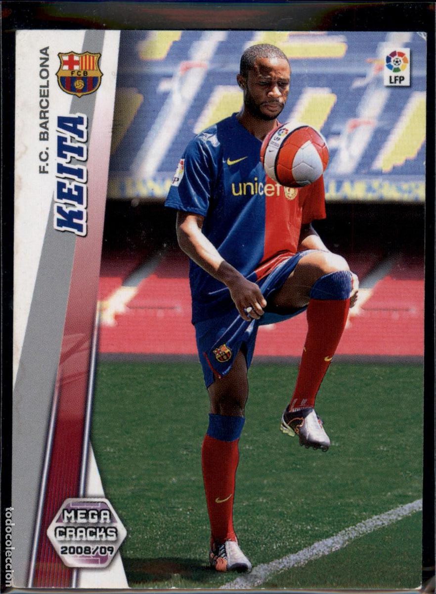 Cromos de f&uacute;tbol: Keita N&ordm; 67 Bar&ccedil;a (Barcelona) La Liga LFP Megacracks 2008 2009 Panini 08 09
