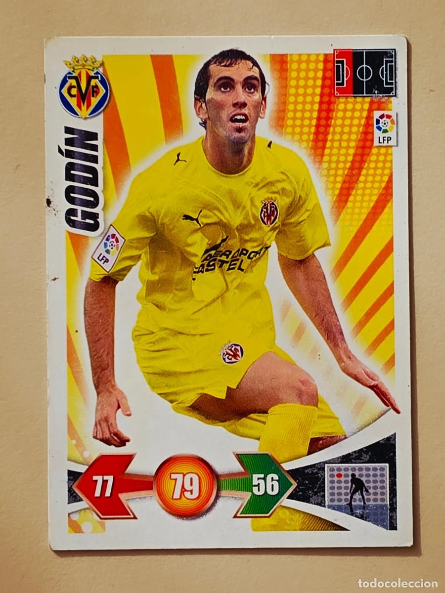 Cromos de f&uacute;tbol: 310 Diego God&iacute;n, Villarreal CF, Panini Adrenalyn XL liga bbva 2009 2010 09 10