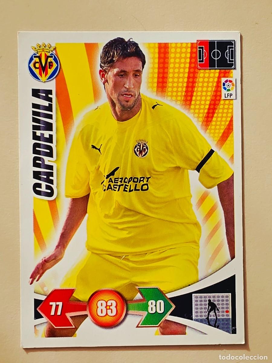 Cromos de f&uacute;tbol: 313 Joan Capdevila, Villarreal CF, Panini Adrenalyn XL liga bbva 2009 2010 09 10