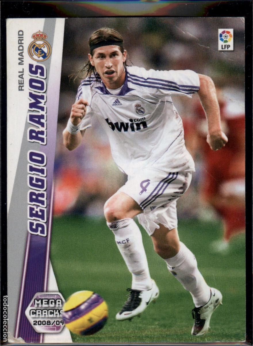 Sergio Ramos Nº 147 Real Madrid La Liga LFP Megacracks 2008 2009 Panini 08 09