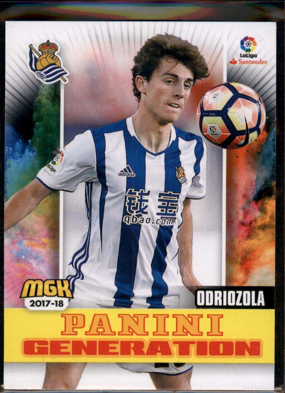 Cromos de f&uacute;tbol: Odriozola Panini Generation N&ordm; 459 Real Sociedad Megacracks 2017 2018 Panini 17 18