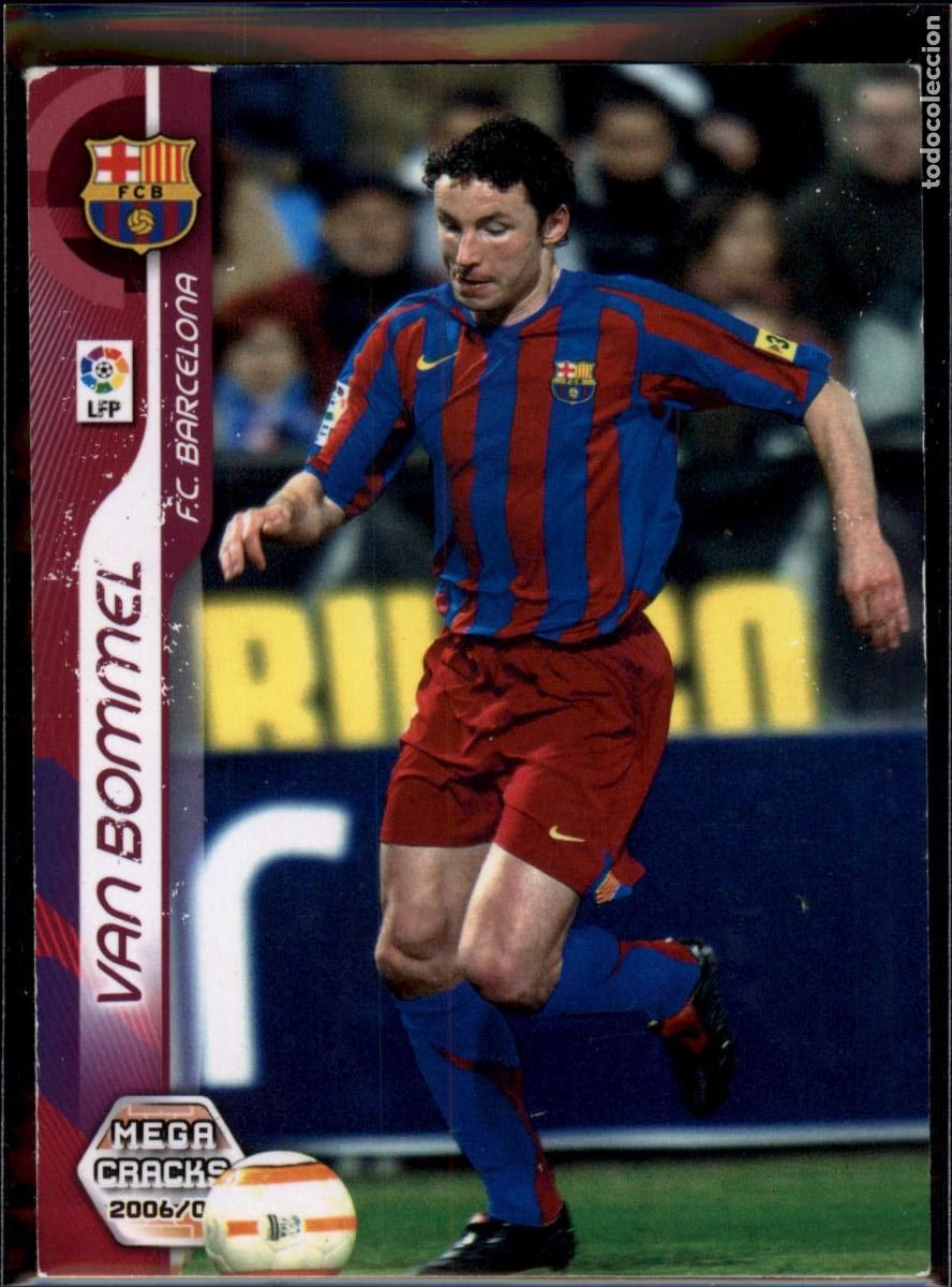 Cromos de f&uacute;tbol: Van Bommel N&ordm; 48 Bar&ccedil;a (Barcelona) Megacracks 2006 2007 Panini 06 07