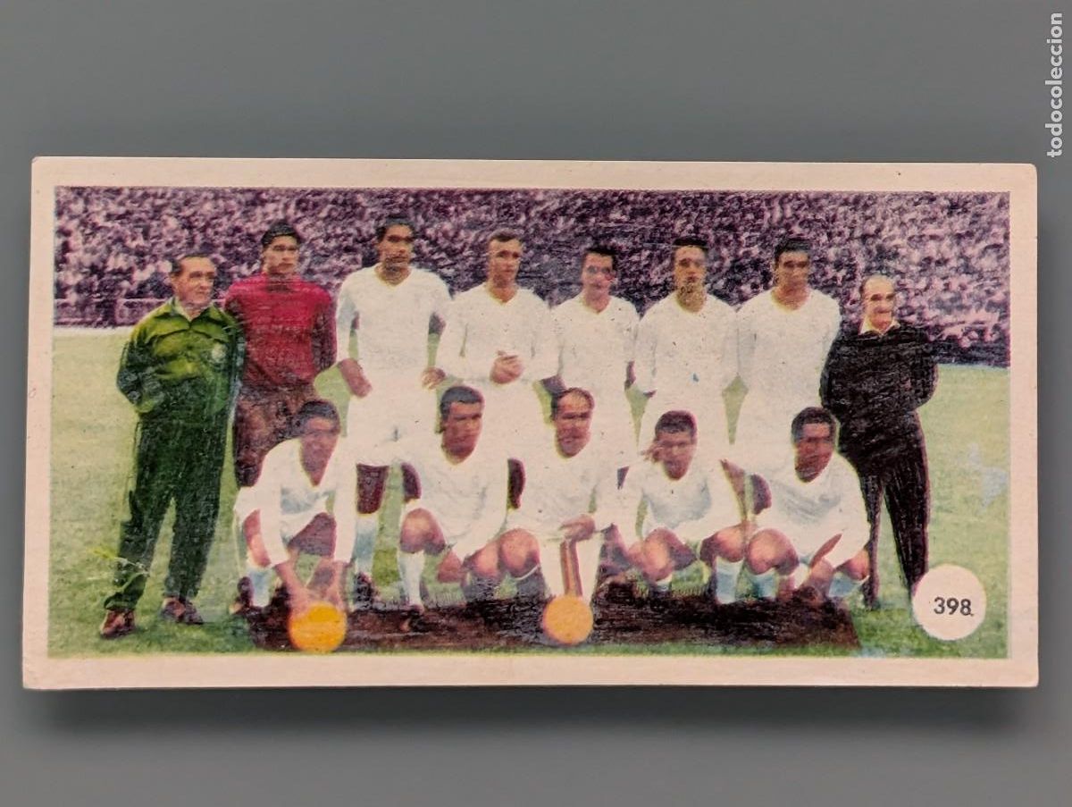 Cartes &agrave; collectionner de Football: CROMO REAL MADRID CAMPEON EUROPA 1961 61 61-62 1962 RUIZ ROMERO FUTBOL DI STEFANO PUSKAS FOOTBALL
