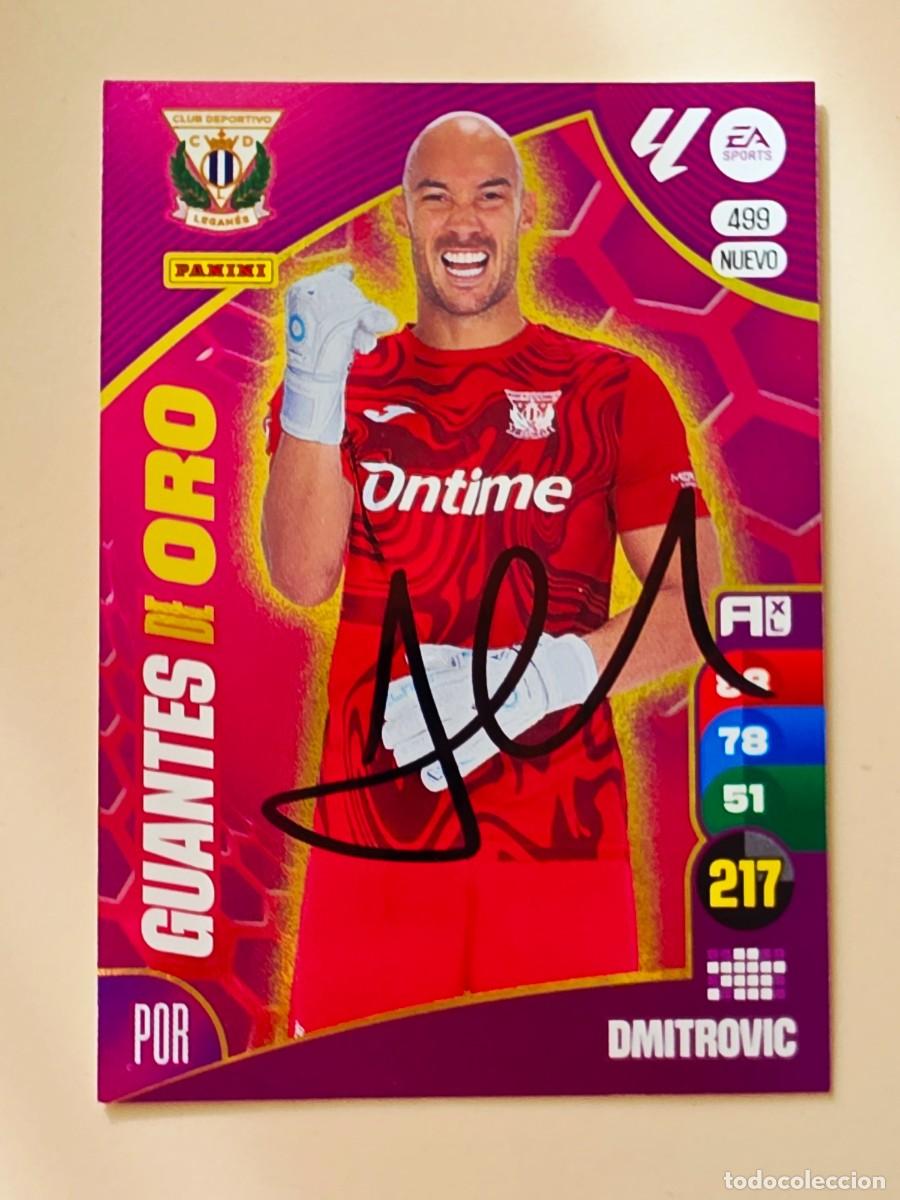 Cartes &agrave; collectionner de Football: Cromo firmado de Dmitrovic con aut&oacute;grafo, CD Legan&eacute;s