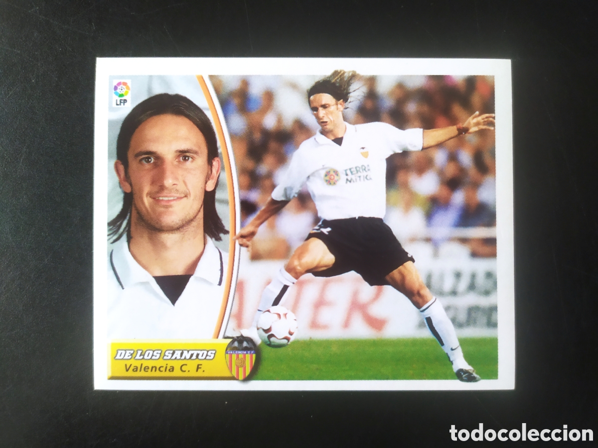 Cromos de f&uacute;tbol: Liga este 2003 2004 03 04 panini De los Santos Valencia